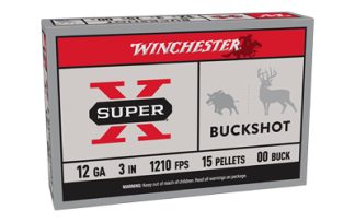Winchester Super X 12Ga 3in 15 Pellets 00 Buck - XB12300